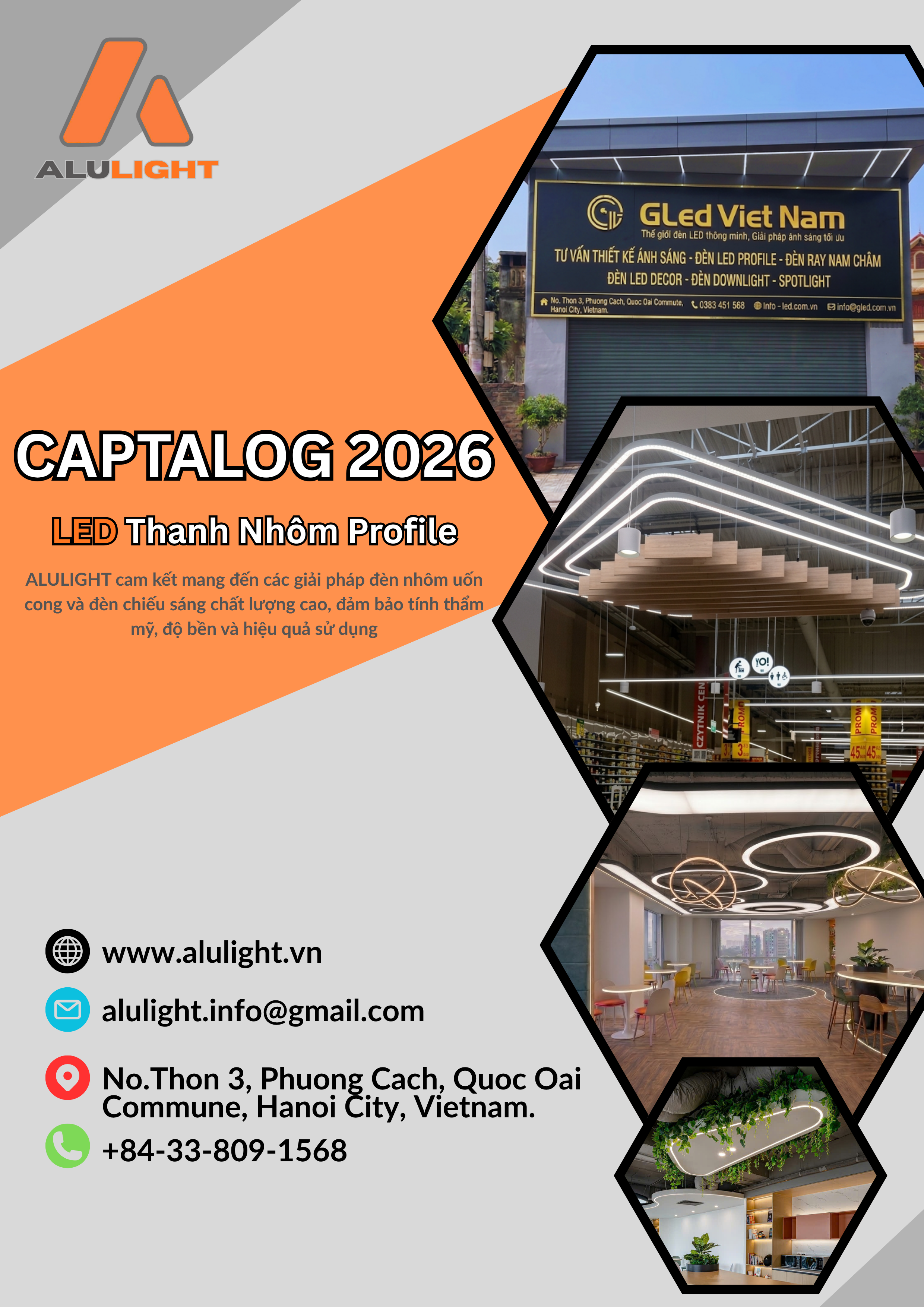 CATALOG LED THANH NHÔM PROFLIE